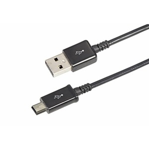 USB кабель miniUSB Rexant 18-4402 длинный штекер 1 м черный (1 штука)