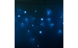 Гирлянда Айсикл (бахрома) Neon-Night 255-053 светодиодный, 2,4 х 0,6 м, прозрачный провод, 230 В, диоды синие, 88 LED