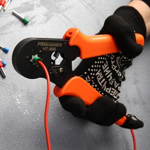 Кримпер PROconnect 12-3205-4 HT-866 для обжима штыревых наконечников 0.25-6.0 мм