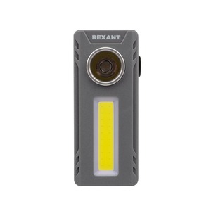 Рабочий универсальный фонарь Rexant 75-710 направленный + заливающий свет, поворотный угол, 3 х ААА
