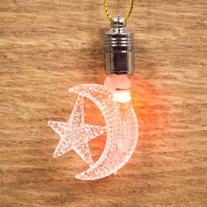 Фигурка подвесная Месяц RGB 8*5,5 см Neon-Night 501-092