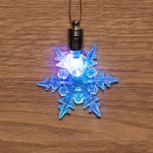 Фигурка подвесная Снежинка RGB 7*6 см Neon-Night 501-094