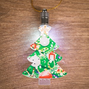 Фигурка подвесная Елочка RGB 9*6 см Neon-Night 501-096