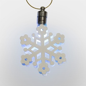 Фигурка подвесная Снежинка RGB 6*6 см Neon-Night 501-097