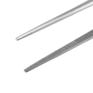 Пинцет Noname 12-0369 прямой рифленый 250 мм ПРОФИ