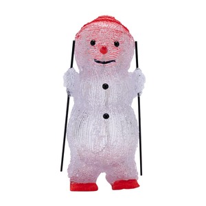 Акриловая светодиодная фигура Neon-Night 513-325 Снеговик на лыжах