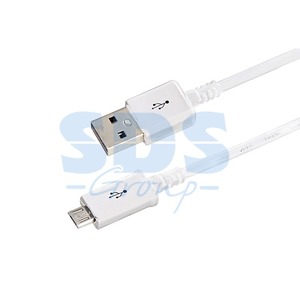 USB кабель microUSB Rexant 18-4269-20 длинный штекер 1 м белый (20 штук)