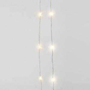 Гирлянда «Роса» Neon-Night 302-006 с крупными каплями 2 м, 20 LED, теплое белое свечение, 2хCR2032 в комплекте