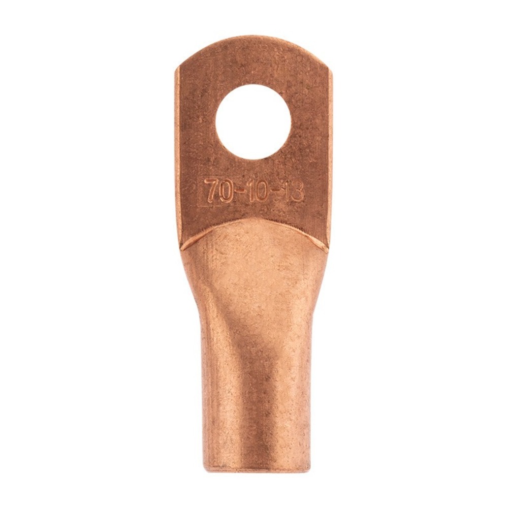 Наконечник медный Rexant 07-5325-1 ТМ 70-10-13 (70мм - 13мм) (в упак. 5 шт.)