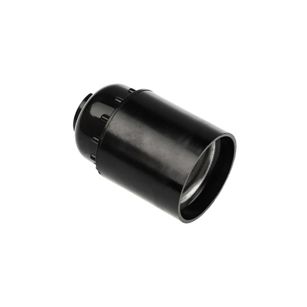 Сетевой переходник Rexant 11-8815 Патрон карболитовый подвесной Е27 черный c этикеткой