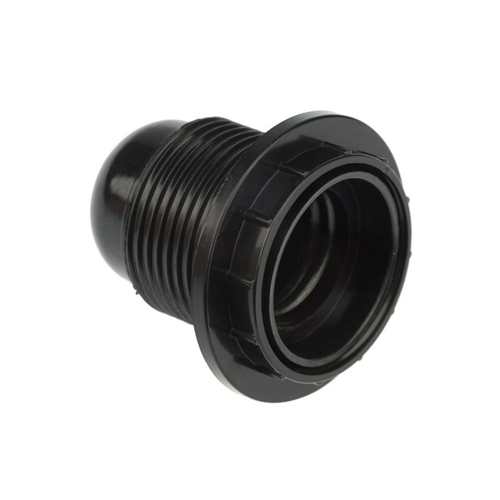 Сетевой переходник Rexant 11-8816 Патрон карболитовый с кольцом Е27 черный c этикеткой