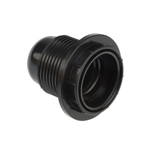 Сетевой переходник Rexant 11-8816 Патрон карболитовый с кольцом Е27 черный c этикеткой