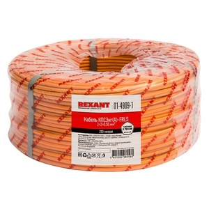 Кабель огнестойкий Rexant 01-4909-1 КПСЭнг(А)-FRLS 2x2x0,50 мм, бухта 200 м