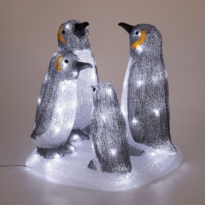 Акриловая светодиодная фигура Neon-Night 513-202 Семья пингвинов