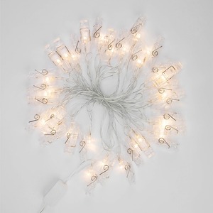 Гирлянда светодиодная «Прищепки» Neon-Night 303-032 30 LED, 5 м, теплый белый цвет свечения