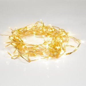 Гирлянда светодиодная универсальная Neon-Night 303-063 100 LED ТЕПЛЫЙ БЕЛЫЙ 10 метров, прозрачный ПВХ, с контроллером