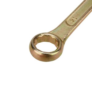 Ключ Rexant 12-5809-2 Ключ комбинированный 14 мм, желтый цинк