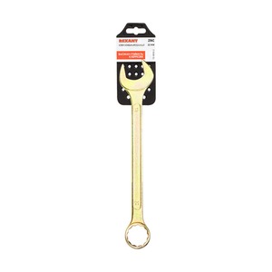 Ключ Rexant 12-5818-2 Ключ комбинированный 32 мм, желтый цинк