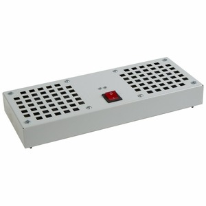 Панель вентиляторная для рэкового шкафа Rexant 04-2606 Модуль вентиляторный потолочный с 2-мя вентиляторами, без термостата, для настенных шкафов