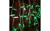 Гирлянда Айсикл Neon-Night 255-164 4,8х0,6 м, с эффектом мерцания, белый ПВХ, 176LED, цвет Зелёный, 230В