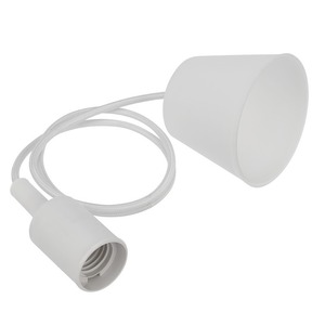 Сетевой переходник Rexant 11-8884 Патрон E27 силиконовый со шнуром 1м белый