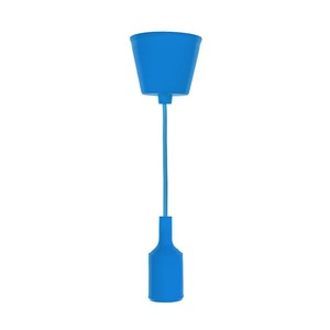 Сетевой переходник Rexant 11-8885 Патрон E27 силиконовый со шнуром 1м синий