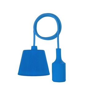 Сетевой переходник Rexant 11-8885 Патрон E27 силиконовый со шнуром 1м синий