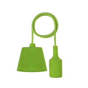 Сетевой переходник Rexant 11-8886 Патрон E27 силиконовый со шнуром 1м зеленый