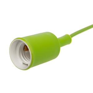Сетевой переходник Rexant 11-8886 Патрон E27 силиконовый со шнуром 1м зеленый