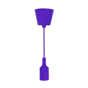 Сетевой переходник Rexant 11-8887 Патрон E27 силиконовый со шнуром 1м фиолетовый