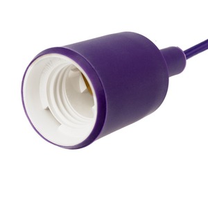 Сетевой переходник Rexant 11-8887 Патрон E27 силиконовый со шнуром 1м фиолетовый