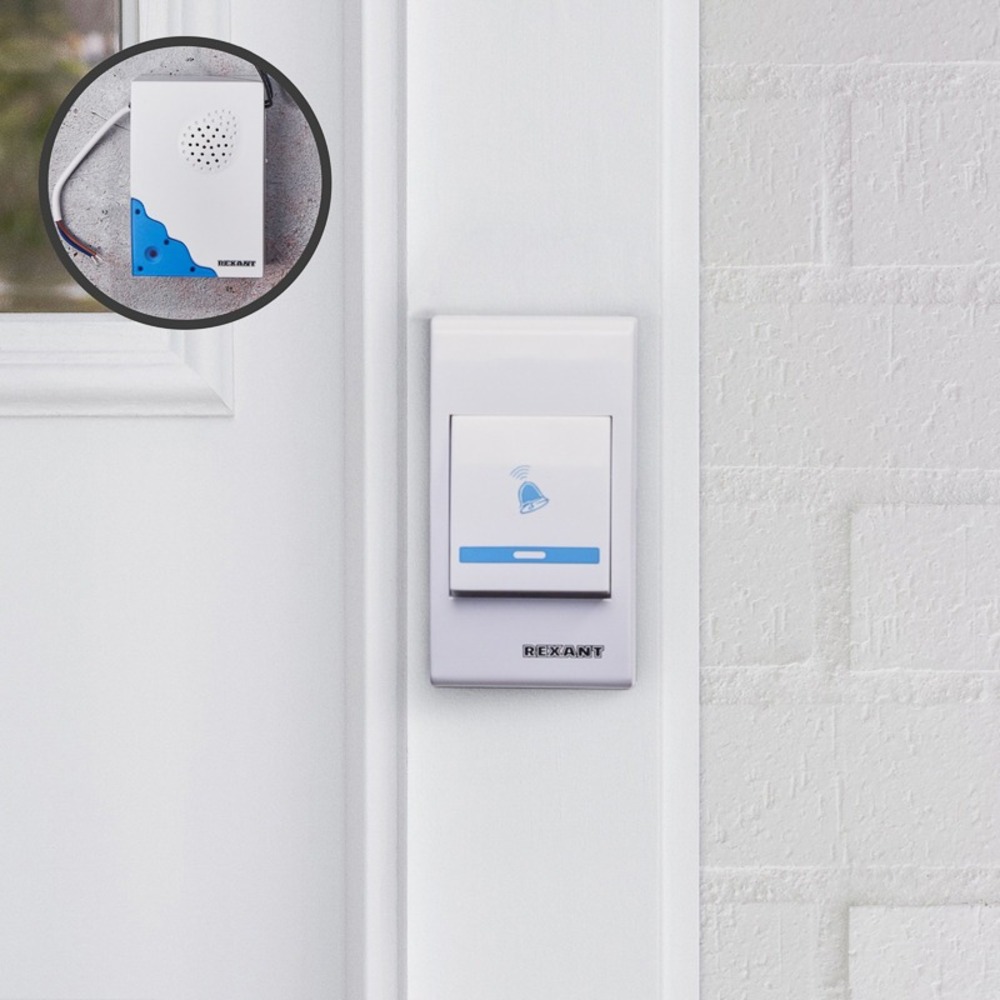 Проводной дверной звонок Rexant 73-0080 Проводной звонок 220 вольт RX-8