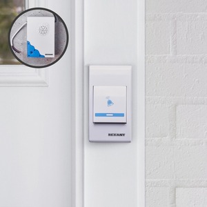 Проводной дверной звонок Rexant 73-0080 Проводной звонок 220 вольт RX-8