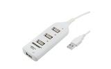 Разветвитель USB 2.0 Rexant 18-4105-1 на 4 порта белый
