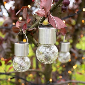 Садовый светильник на солнечной батарее, подвесной Lamper 602-232 (SLR-WB-80), 12шт