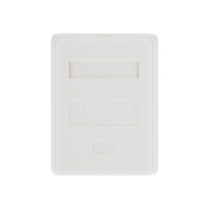 Рoзетка компьютерная внешняя Rexant 03-0132 1-порт RJ-45 (8P8C), UTP неэкранированная, категория 6