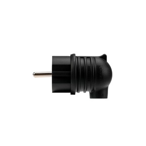 Вилка Rexant 111-003 угловая влагозащищенная, с/з, 16 А, IP44 каучук