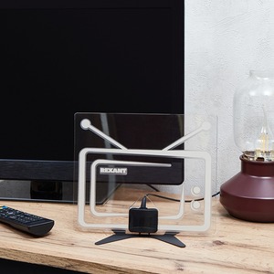 Антенна комнатная для цифрового телевидения DVB-T2 Rexant 34-0718 Ag-718