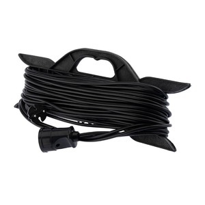 Удлинитель-шнур на рамке PROconnect 11-7103 ПВС 2х0.75, 30 м, б/з, 6 А, 1300 Вт, IP20, черный