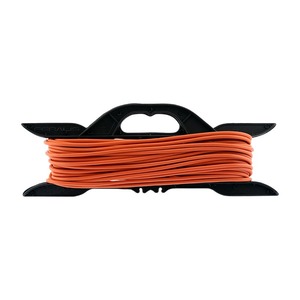 Удлинитель-шнур на рамке PROconnect 11-7112 ПВС 2х0.75, 20 м, б/з, 6 А, 1300 Вт, IP20, оранжевый