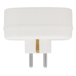 Двойник электрический Rexant 11-1075 16 А с заземлением белый