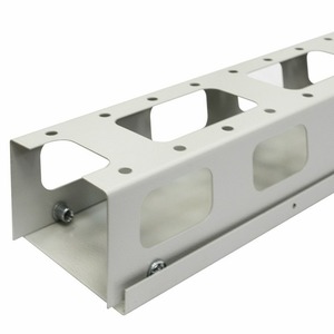 Кабельный организатор для рэкового шкафа Rexant 04-2640 Вертикальный кабельный органайзер 42U, Standart с крышкой, ширина 100мм