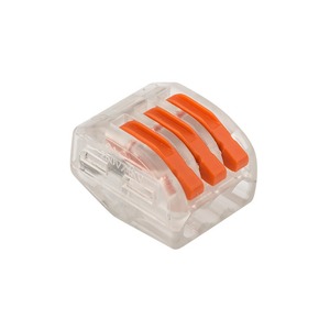 Универсальная клемма 3-проводная Rexant 07-5253-1 прозрачная (0,08-2,5/4 мм) (50 шт./уп.)