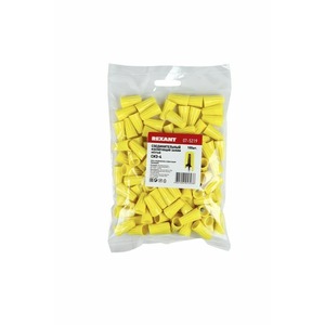 Соединительный изолирующий зажим Rexant 07-5219 СИЗ-4, 4,8 мм (1,5-9,5 мм) желтый (100 штук)