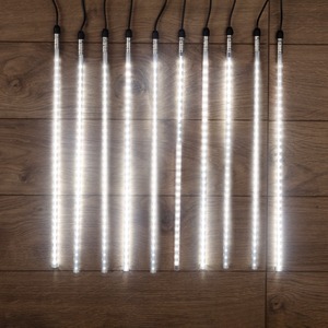 Гирлянда «Тающие сосульки» Neon-Night 256-426 24 В, комплект 10 шт. х 50 см, шаг 100 см, 600 LED, белый, соединяются