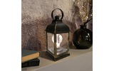 Декоративный фонарь с лампочкой Neon-Night 513-053 бронзовый корпус, размер 10.5х10.5х22,5 см, цвет ТЕПЛЫЙ БЕЛЫЙ