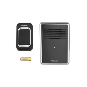 Беспроводной дверной звонок Rexant 73-0015 Звонок беспроводной c цифровым кодированием, влагозащищенной кнопкой IP44