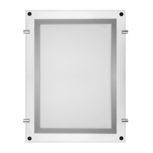 Световая панель бескаркасная тонкая Rexant 670-1272 Постер Crystalline LED подвесная односторонняя, габариты 600х840, 17 Вт