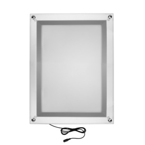 Световая панель бескаркасная тонкая Rexant 670-1273 Постер Crystalline LED подвесная односторонняя, габариты 841х1189, 26 Вт