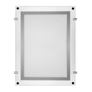 Световая панель бескаркасная тонкая Rexant 670-1283 Постер Crystalline LED подвесная двухсторонняя, габариты 281х368, 7 Вт